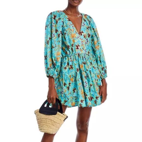 A.L.C. RTR Sally Cotton Mini dress with pockets women's size 6 - Picture 3 of 13